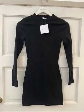 All The Ways Black Long-Sleeve Bodycon Dress by All The Ways